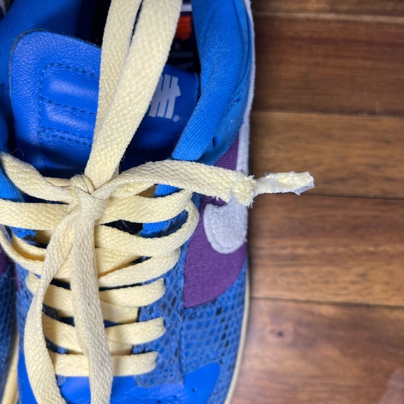 Nike Dunk Low SP x Undefeated "5 On It" sneakers blue and purple - Picture 13 of 13